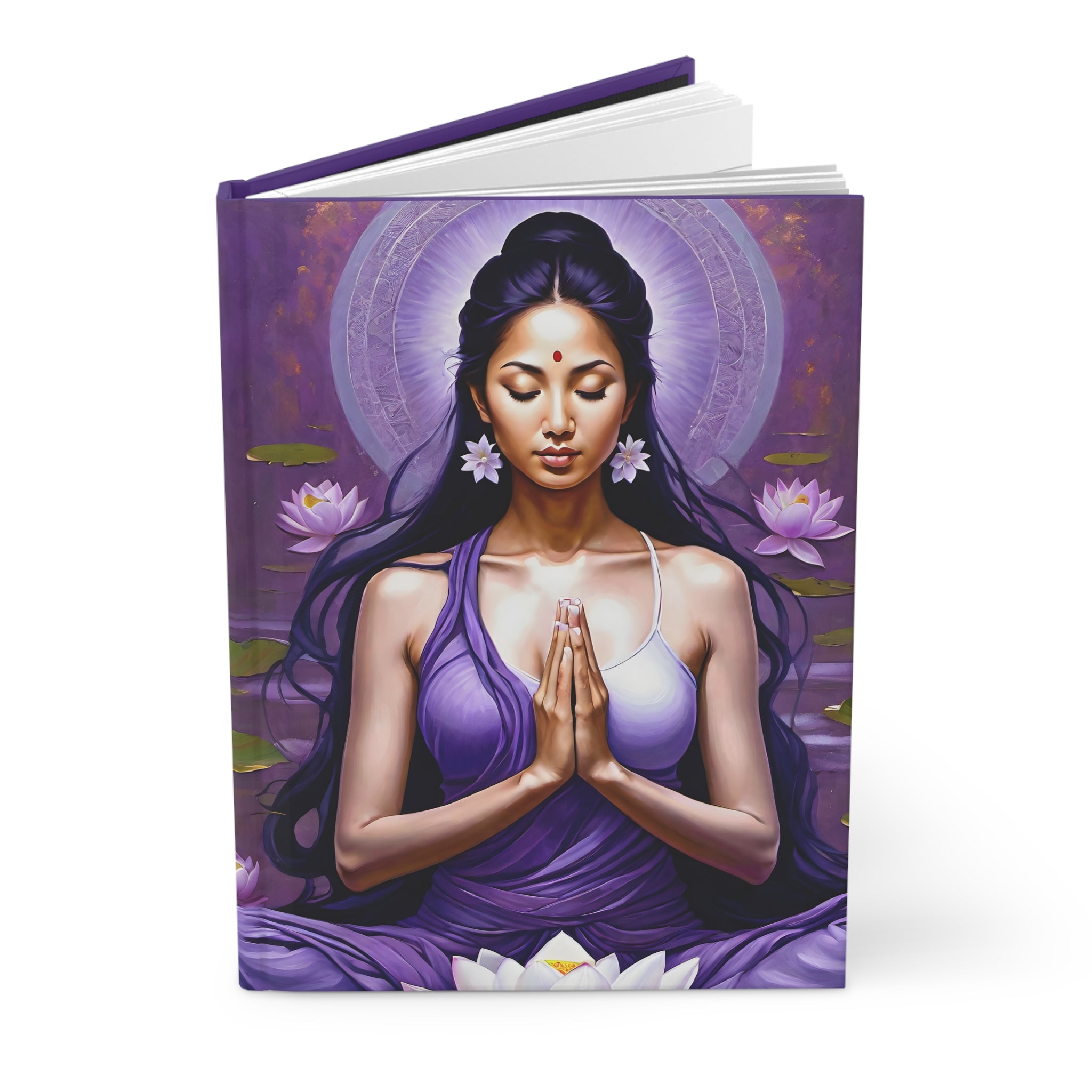 Crown Chakra Meditation - Hardcover Journal Matte
