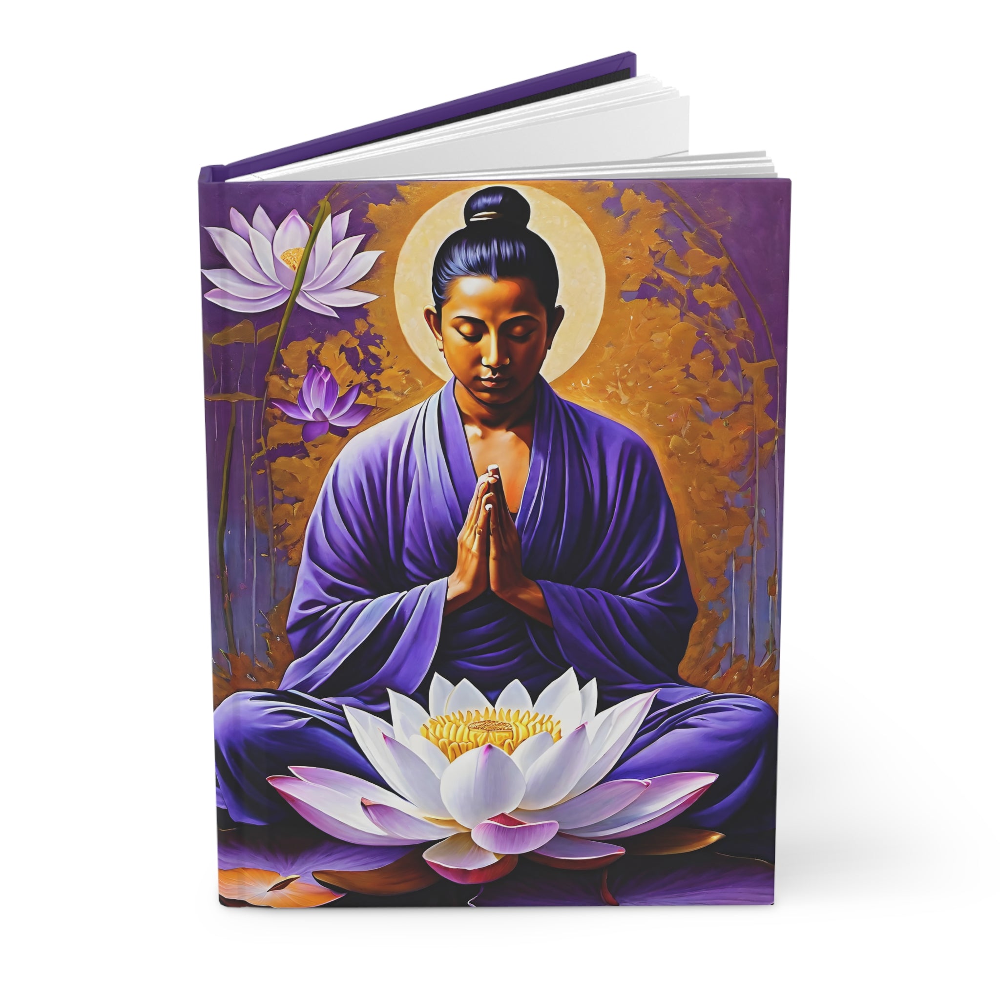 Crown Chakra Meditation - Hardcover Journal Matte