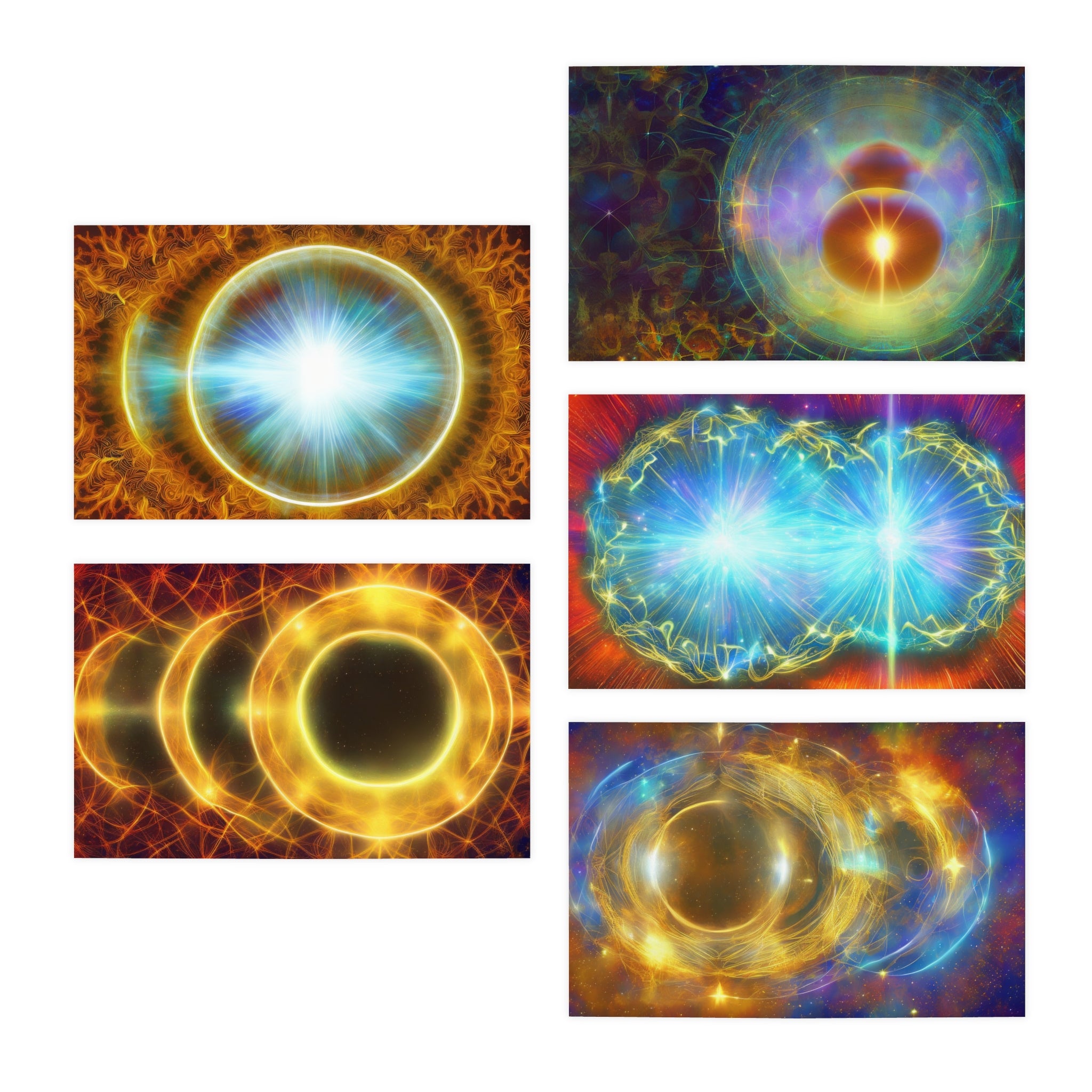 Multi-Design Greeting Cards (5-Pack)Heavenly message, Portal to Ascension