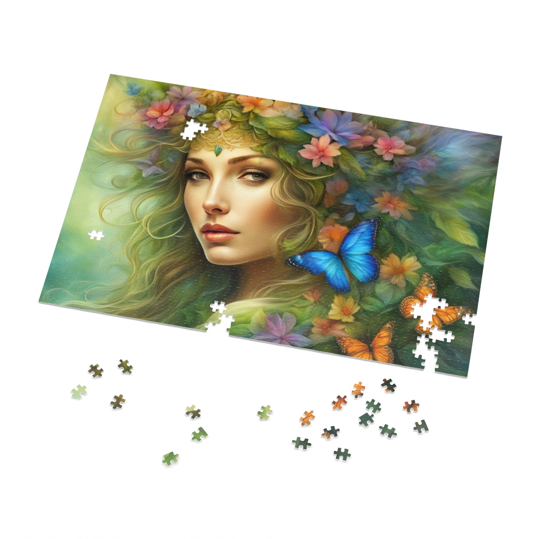 Jigsaw Puzzle (30, 110, 252, 500,1000-Piece)Divine Feminine, Forest Nymph