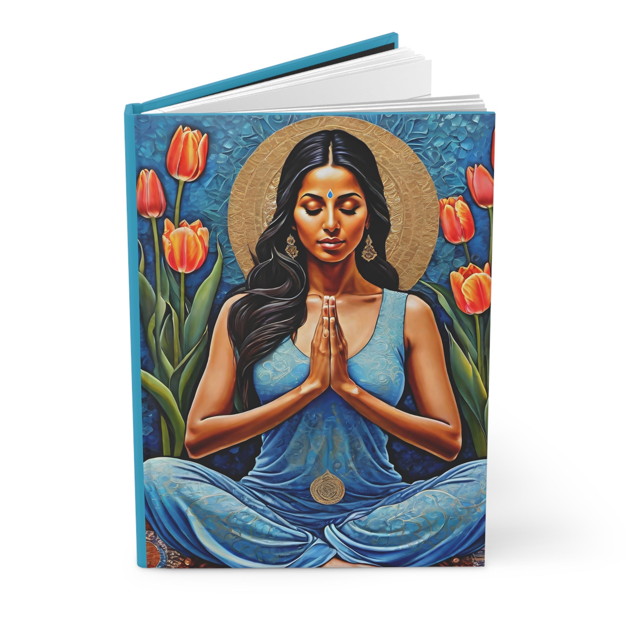 Throat Chakra Meditation - Hardcover Journal Matte