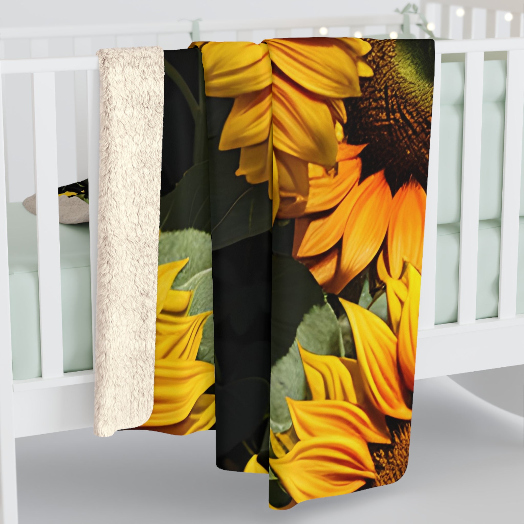 Sunflower - Sherpa Fleece Blanket