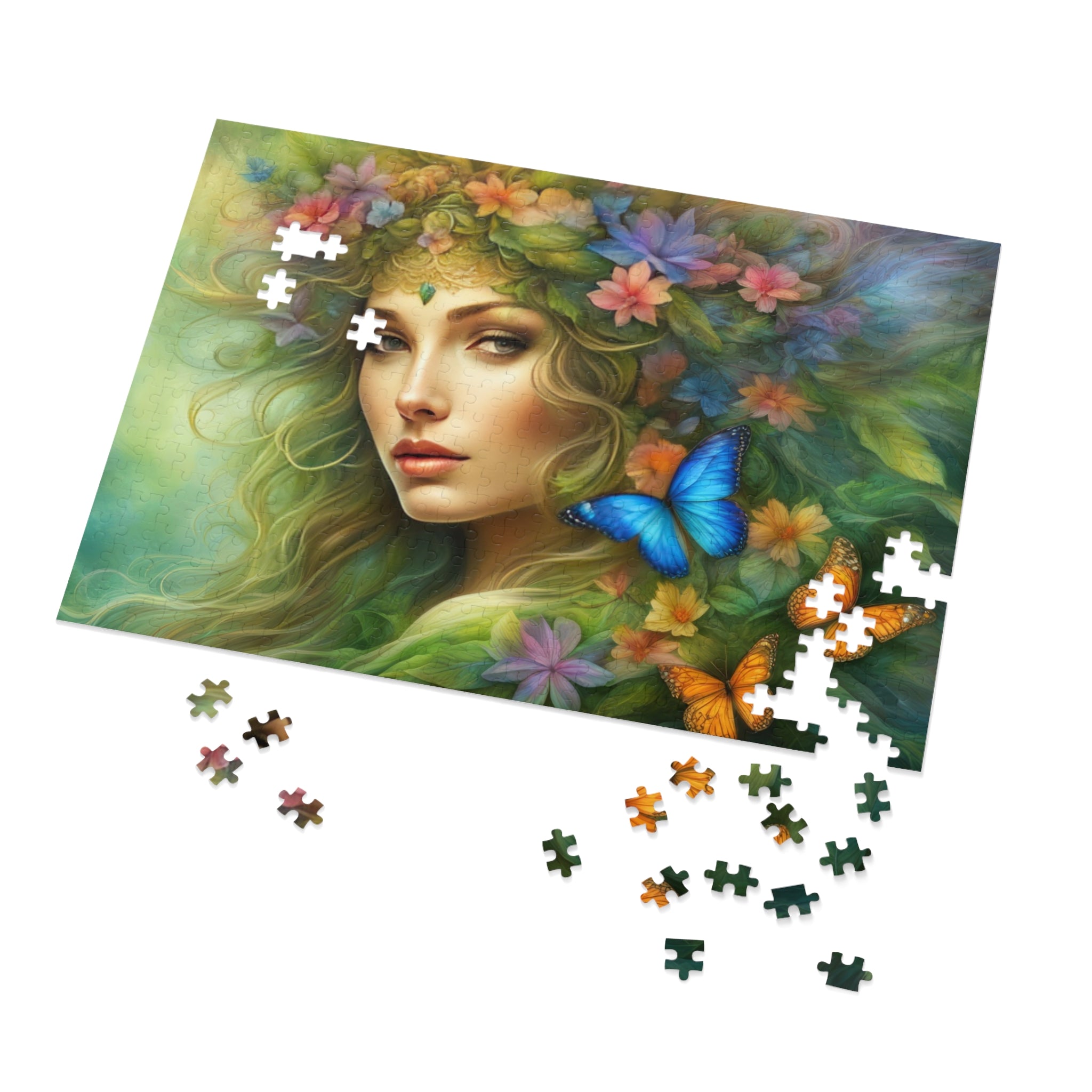 Jigsaw Puzzle (30, 110, 252, 500,1000-Piece)Divine Feminine, Forest Nymph