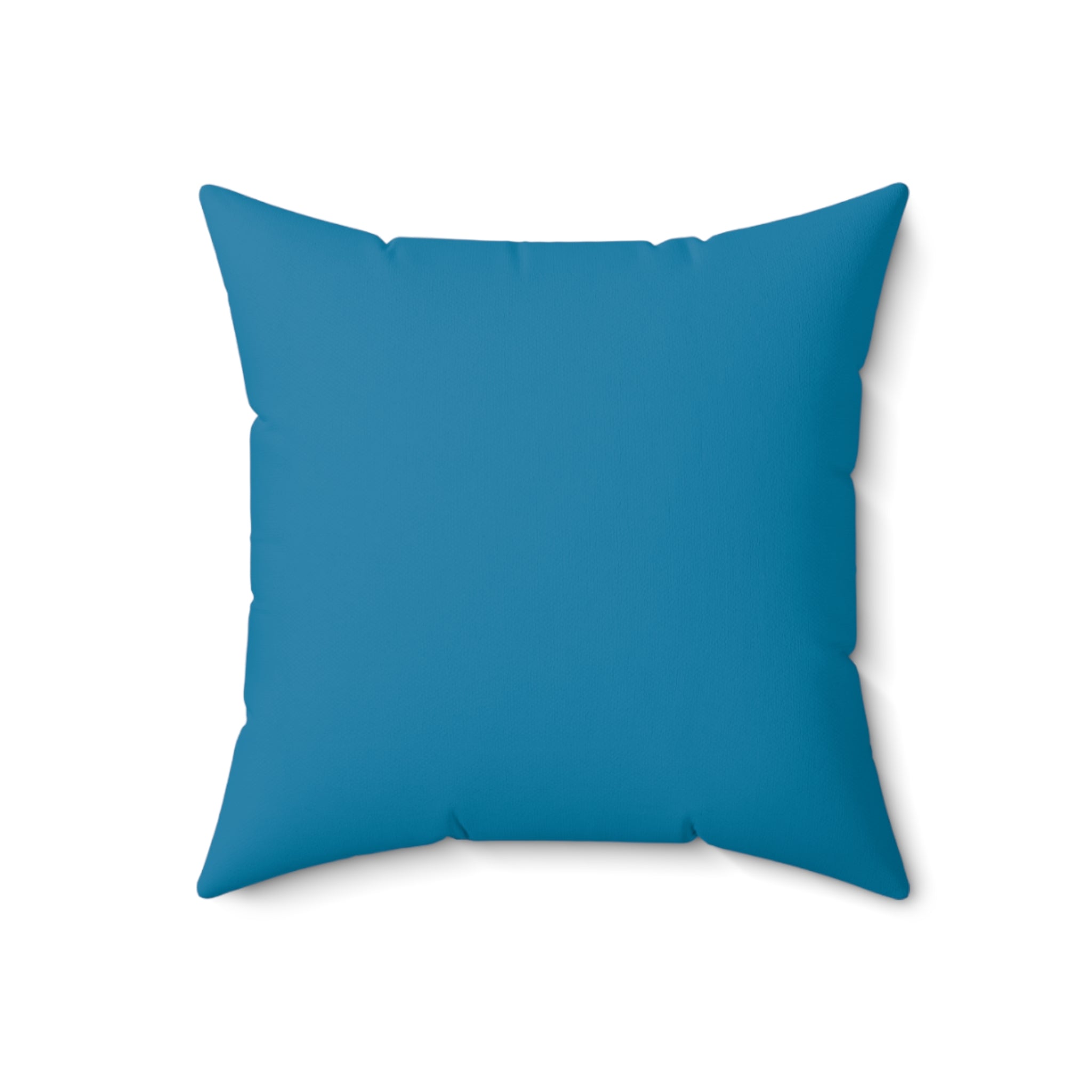 Cerulean Blue - Faux Suede Square Pillow