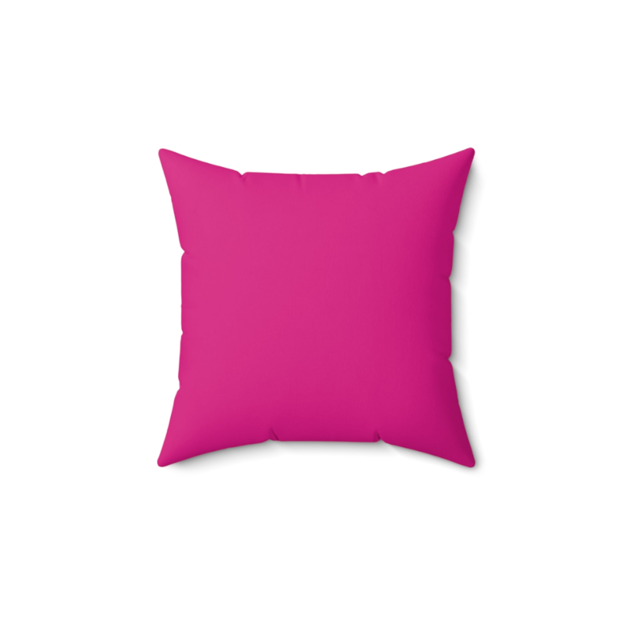 Barbie Pink - Faux Suede Square Pillow
