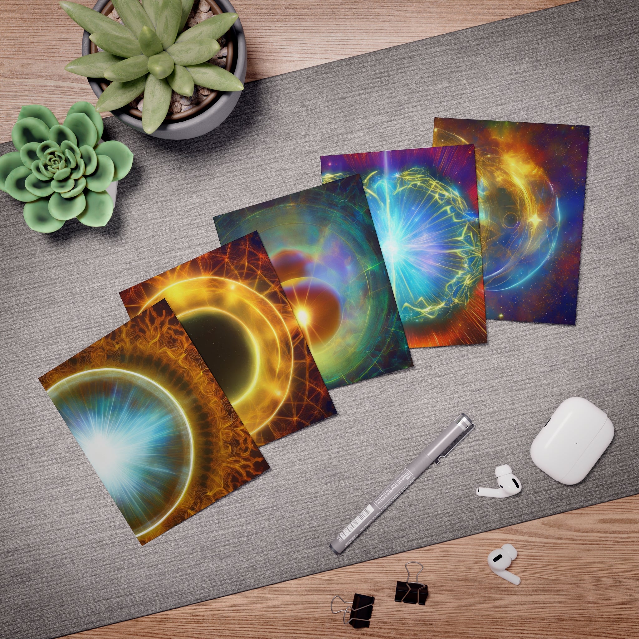Multi-Design Greeting Cards (5-Pack)Heavenly message, Portal to Ascension