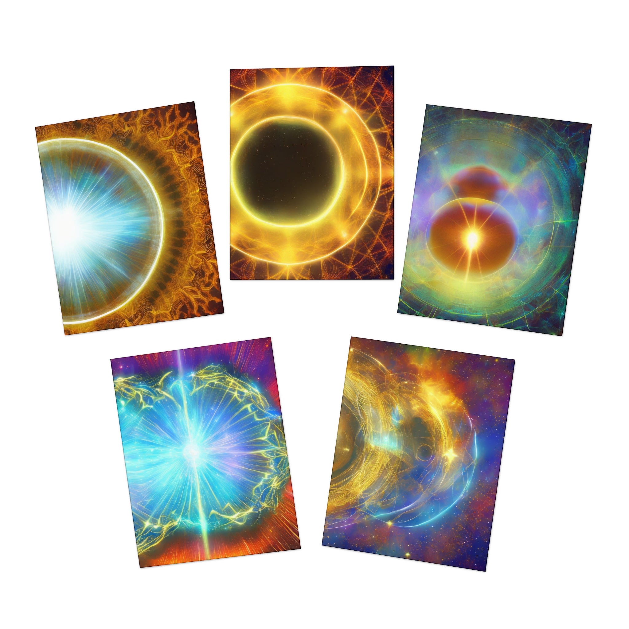 Multi-Design Greeting Cards (5-Pack)Heavenly message, Portal to Ascension