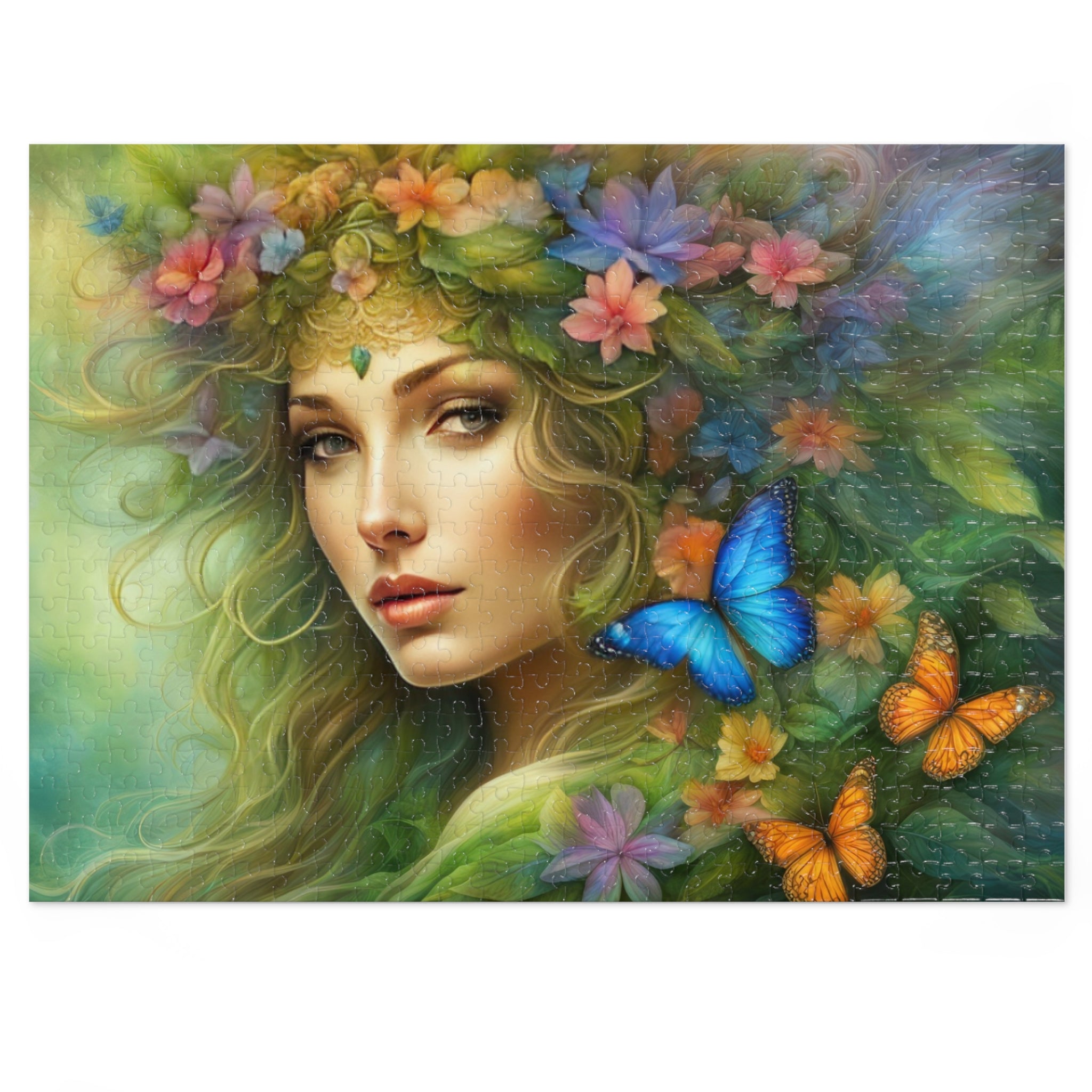 Jigsaw Puzzle (30, 110, 252, 500,1000-Piece)Divine Feminine, Forest Nymph