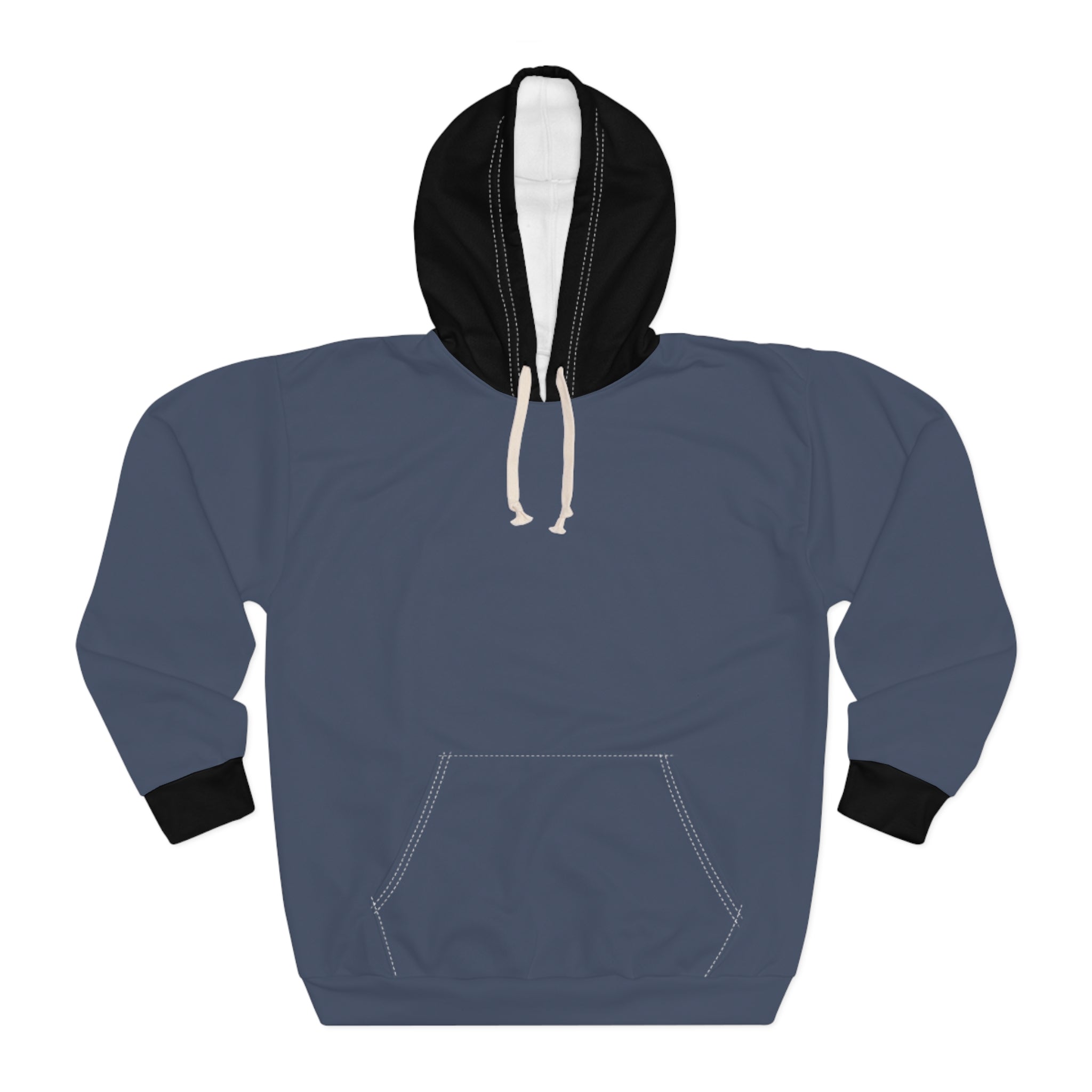 Mood Indigo Black Accents - Unisex Pullover Hoodie