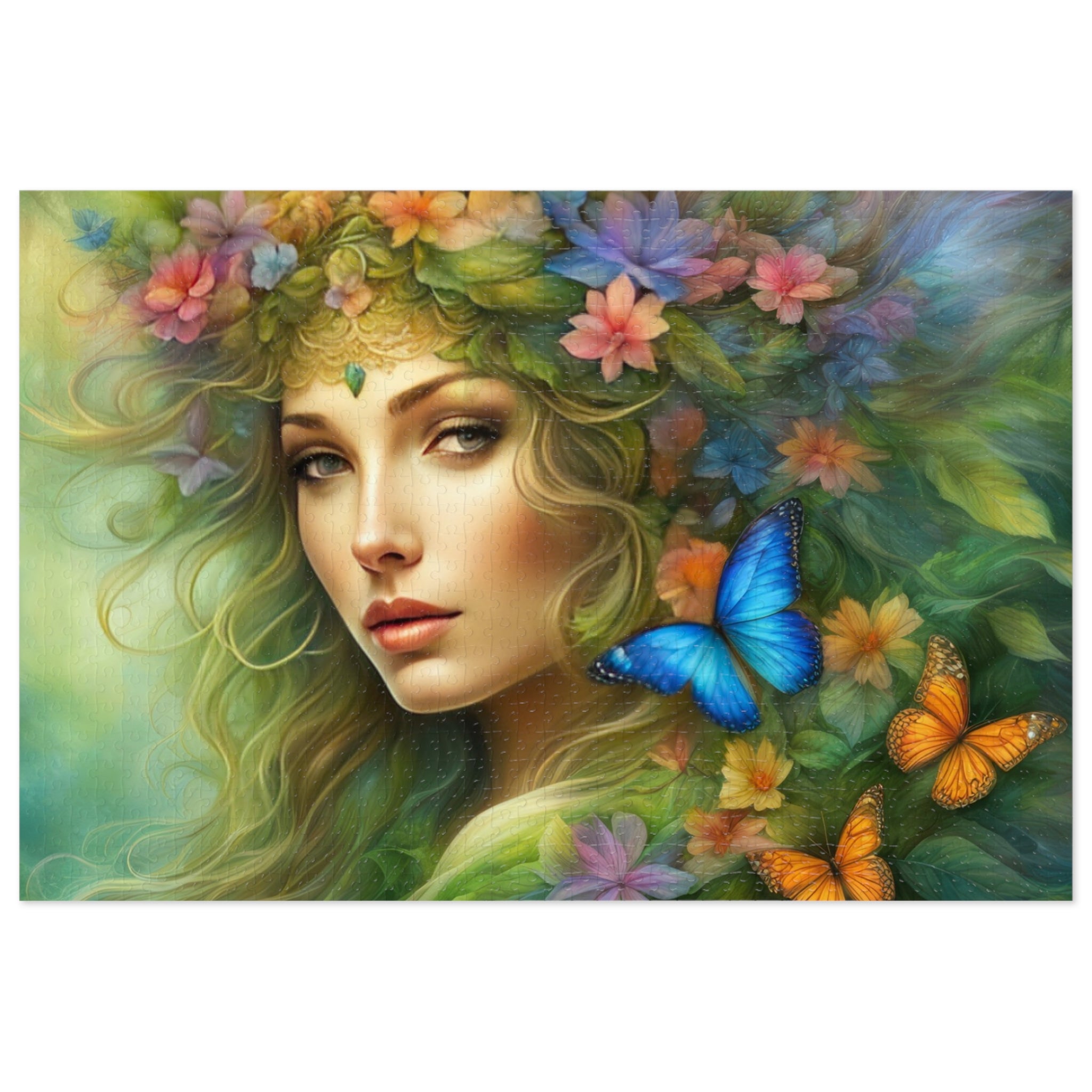 Jigsaw Puzzle (30, 110, 252, 500,1000-Piece)Divine Feminine, Forest Nymph