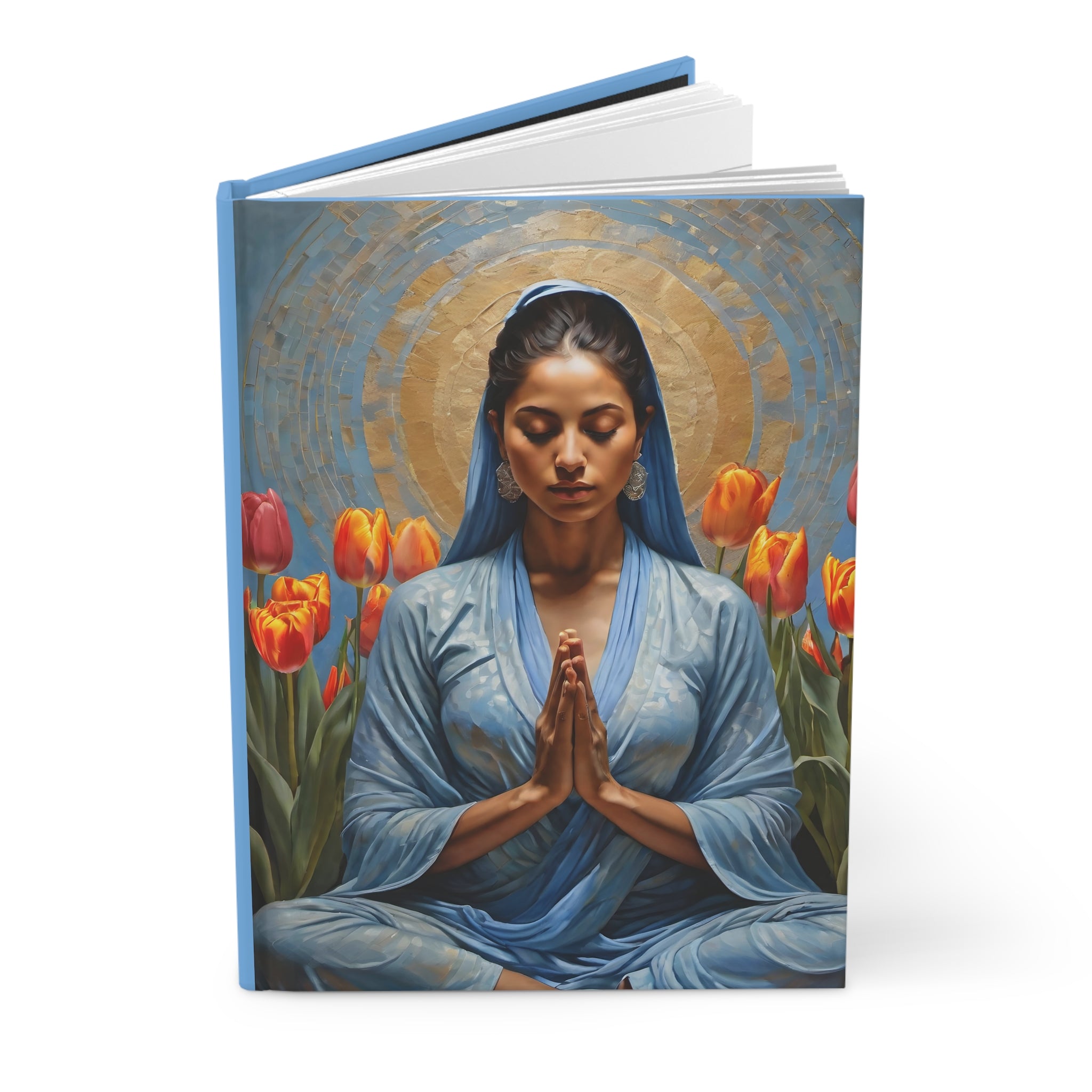 Meditation Throat Chakra - Hardcover Journal Matte