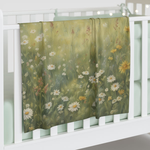 Baby Swaddle Blanket, In the Meadow 2