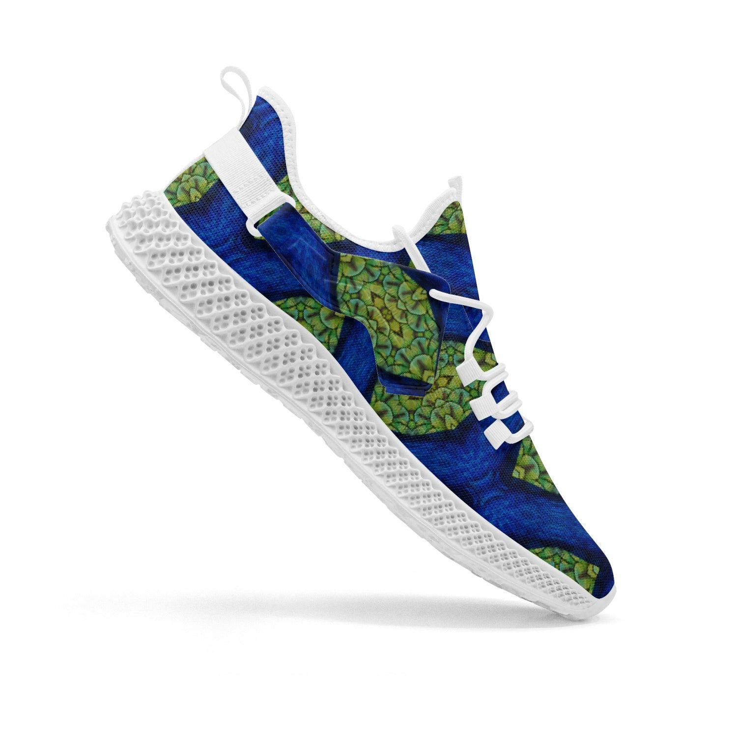 The Heart and Brain Connection,   Net Style Mesh Knit Sneakers, by Sensus Studio Design