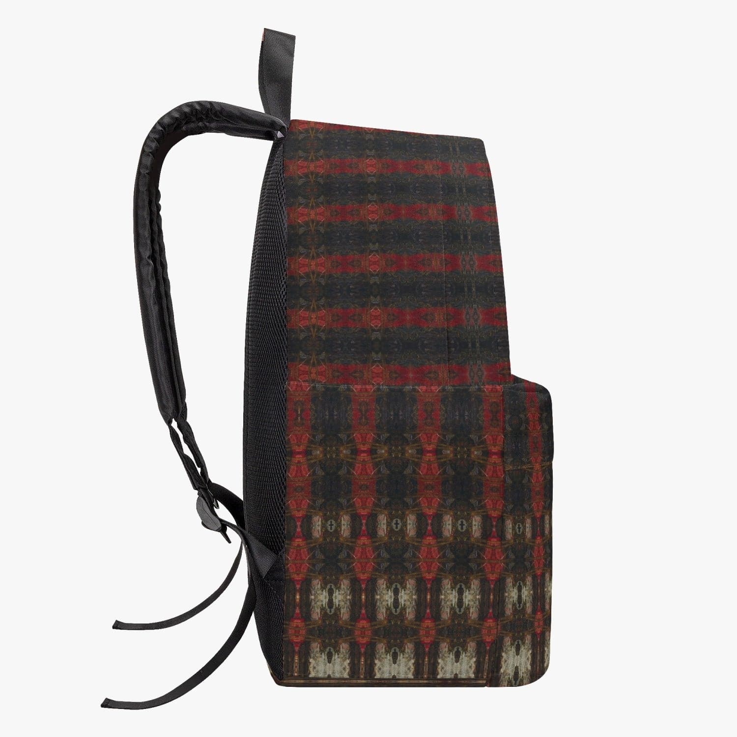 Red and brown exclusive designed   Canvas Backpack, by Sensus Studio Design