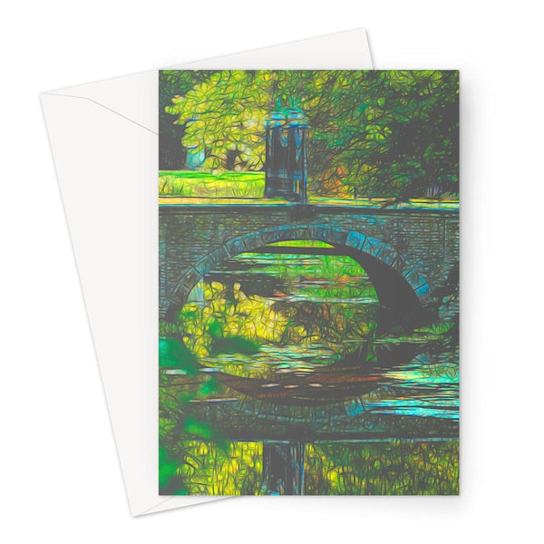 Bridge to Oranjewoudstate rightside Greeting Card