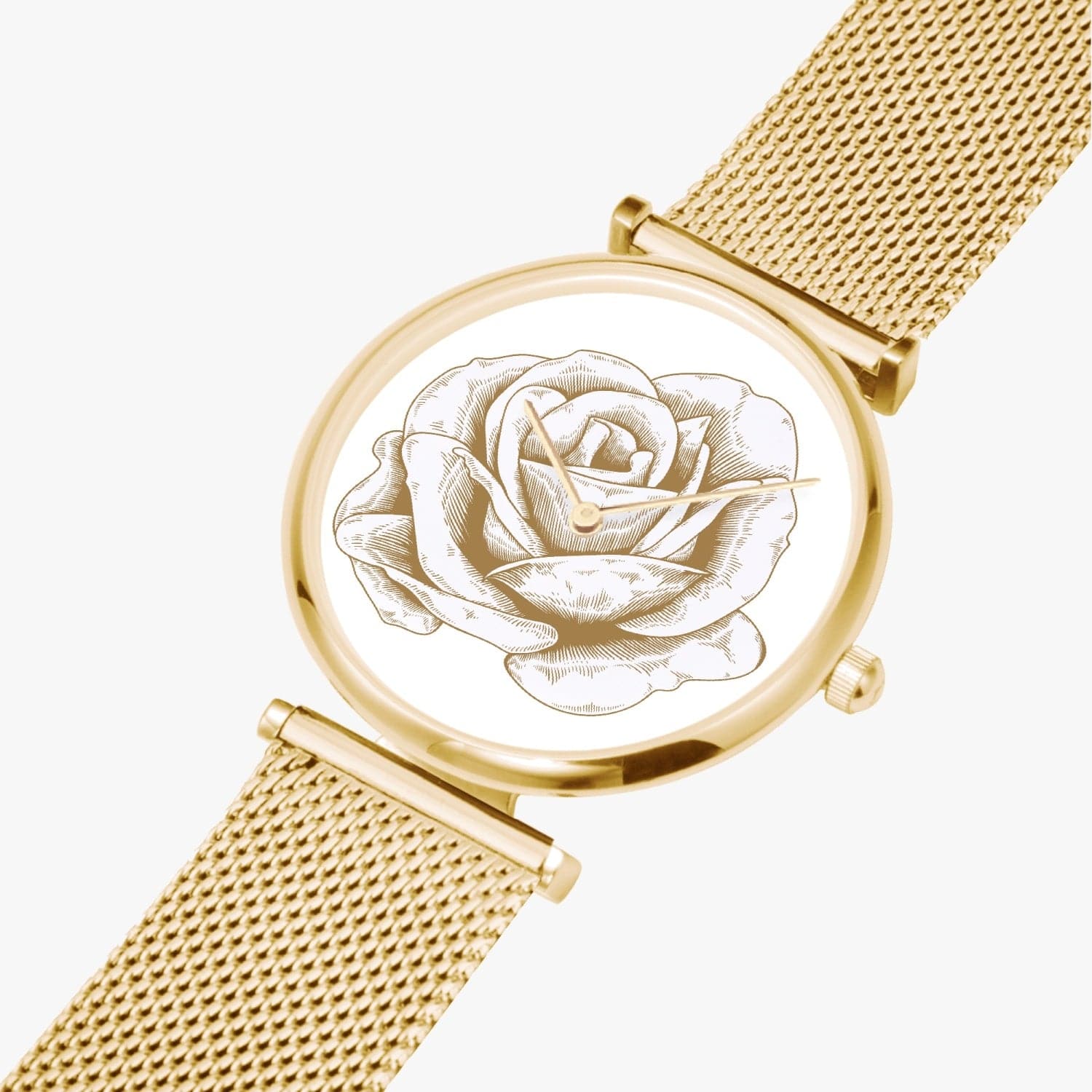 Golden Rose, Bridal gift,  New Stylish Ultra-Thin Quartz Watch, by Sensus Studio Design