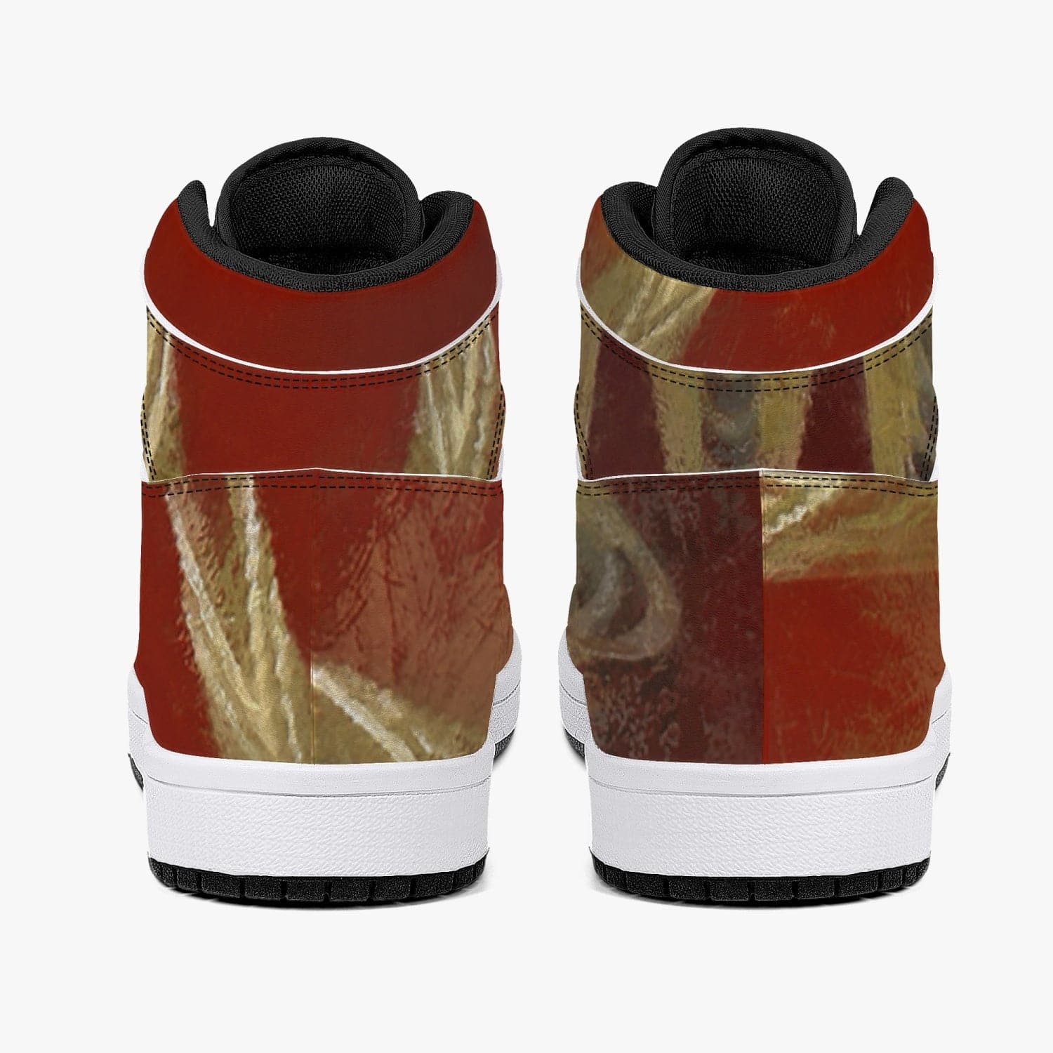 'Royalty' High-Top Leather Sneakers - White / Black. Design: Humphrey Isselt for Sensus Studio