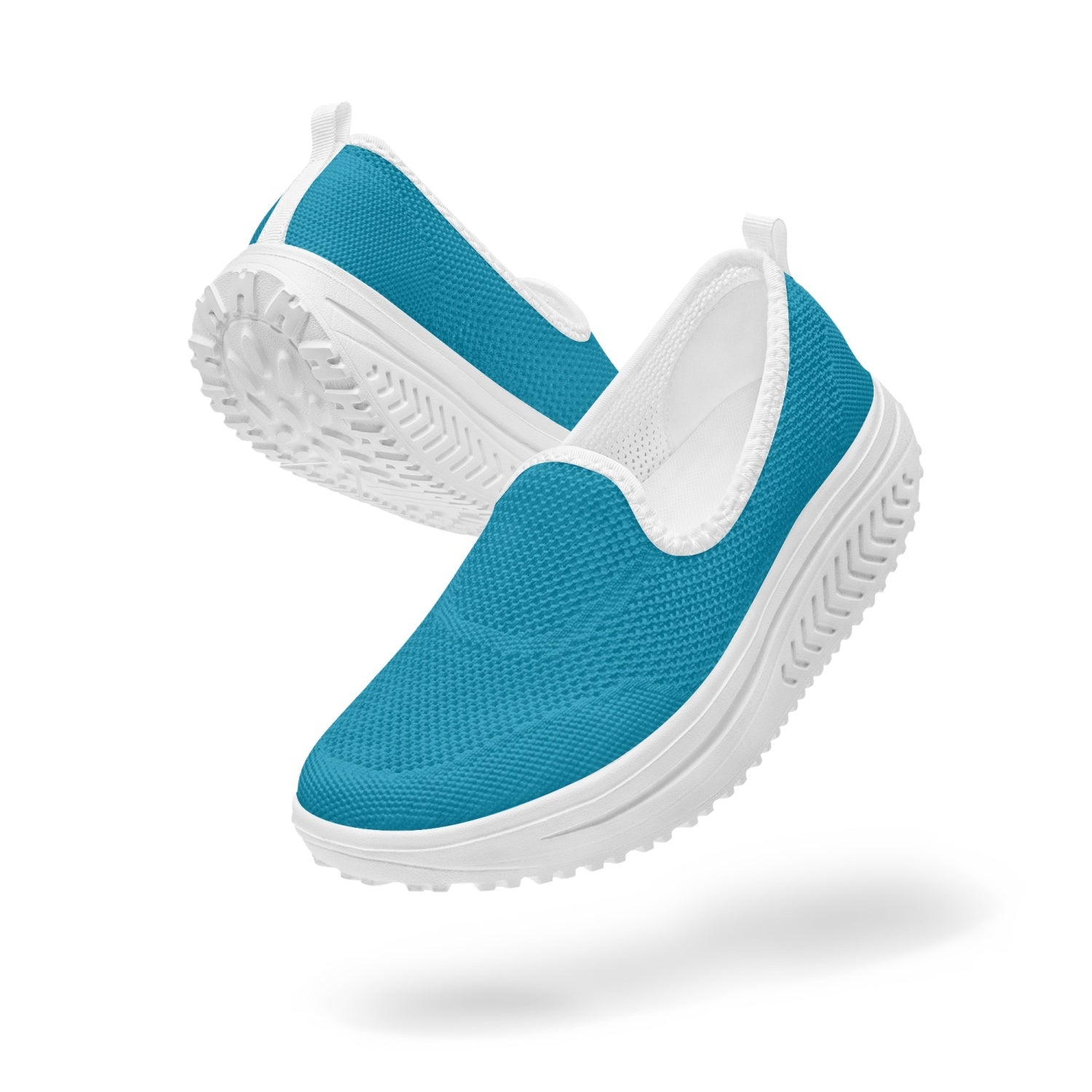 Heavenly Blue Women's Slip-On Mesh Rocking Shoes, by Sensus Studio Design