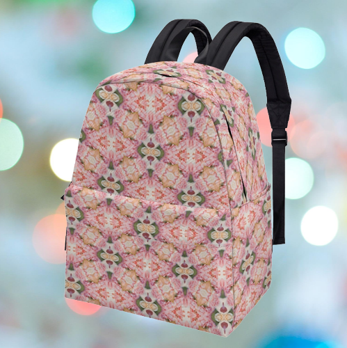 Spring Time Pink flowers. All-over-print Canvas Backpack