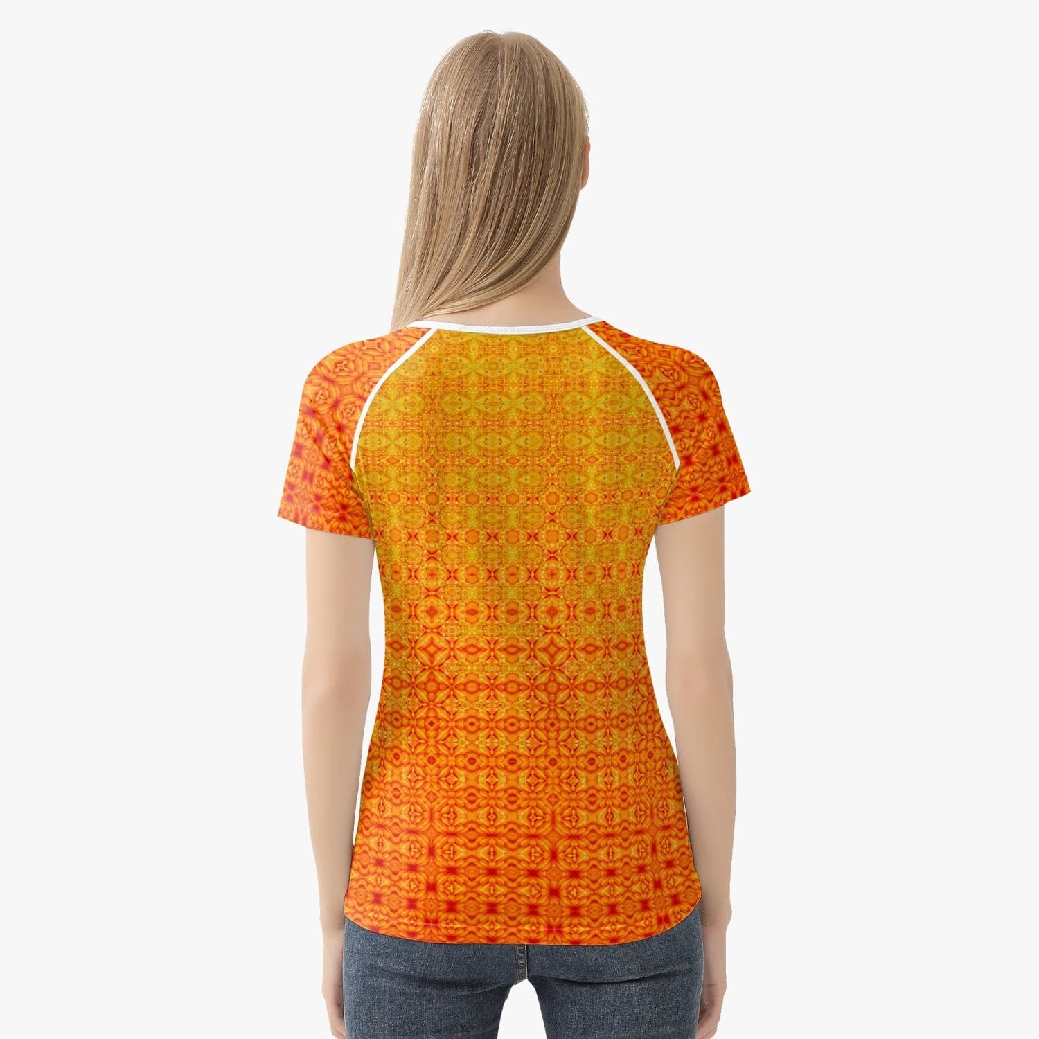 Solar Plexus Chacra  Handmade Yoga Top for  Women sports T-shirt, by Sensus Studio Design