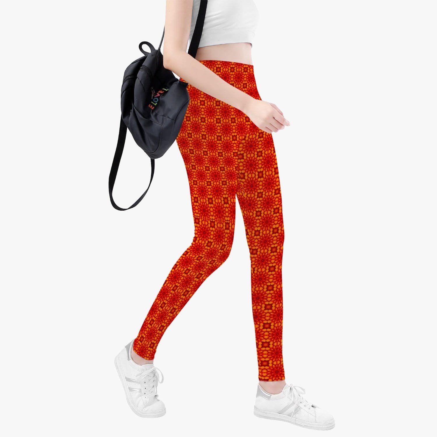 Orange Sacral Chacra Yoga Pants, by Sensus Studio Design