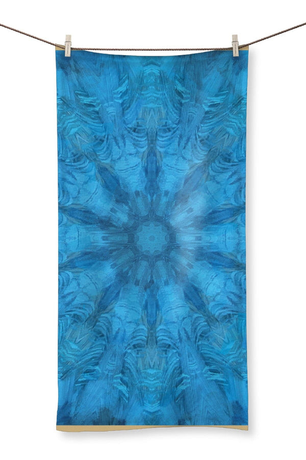 Blue Pattern Towel by SENSUS STUDIO