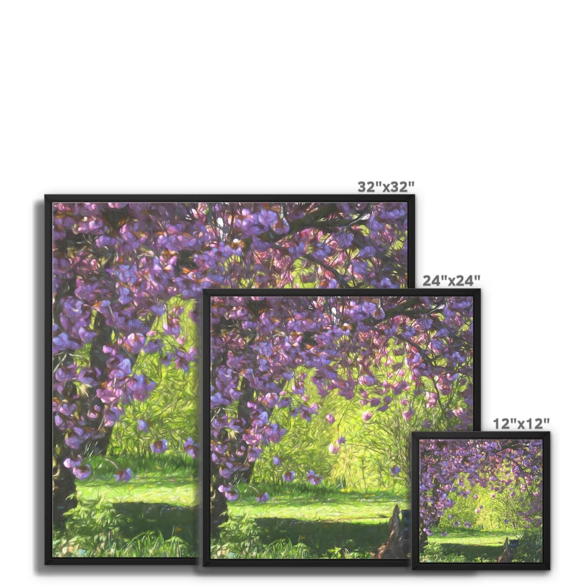 Blossom delight, Framed Canvas,by Sensus Studio