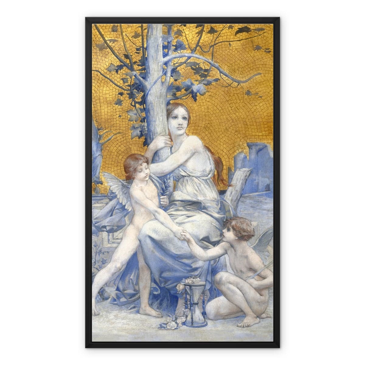 Allegory of Time Framed Canvas