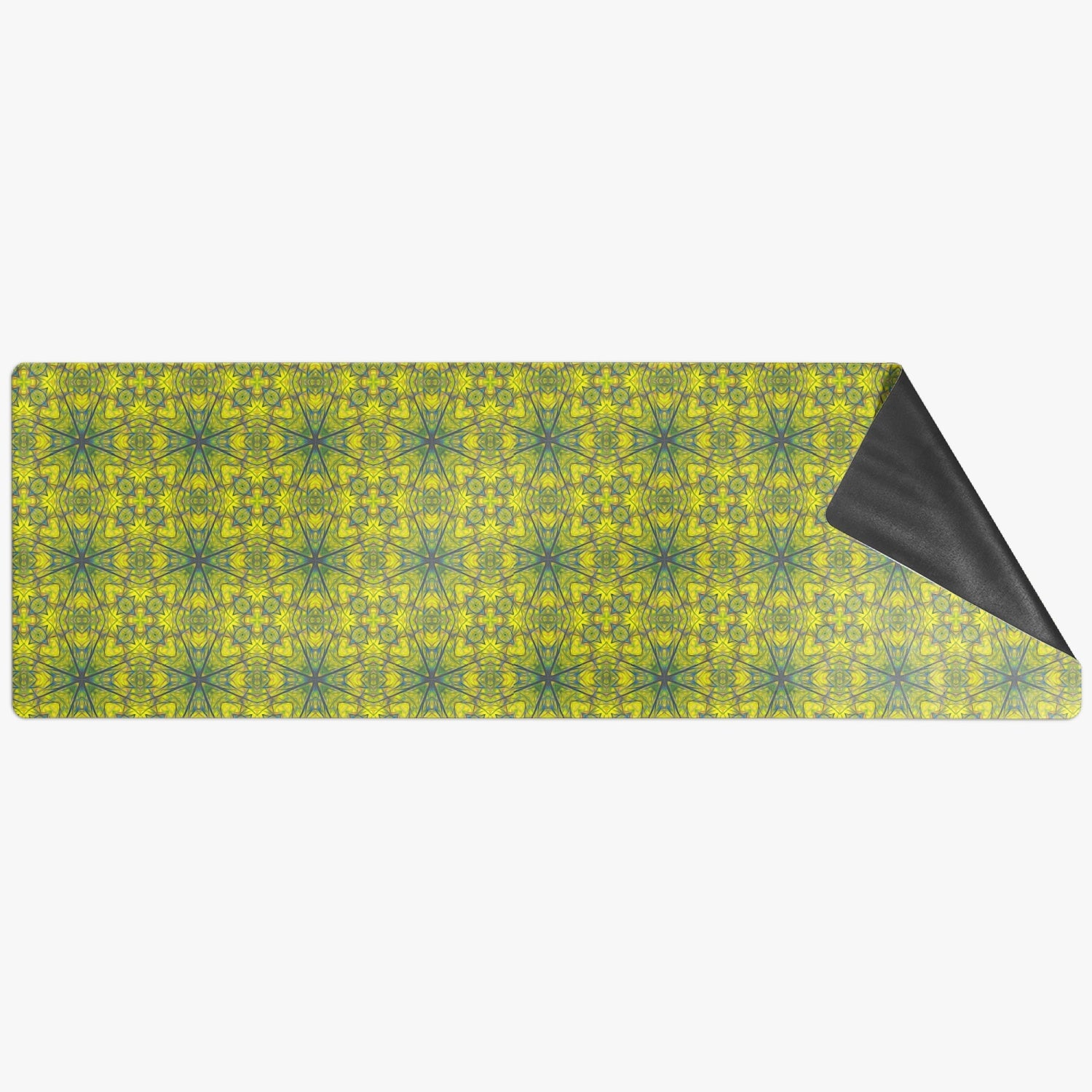The Green Heart Chacra II Suede Anti-slip Yoga Mat, by Sensus Studio Design