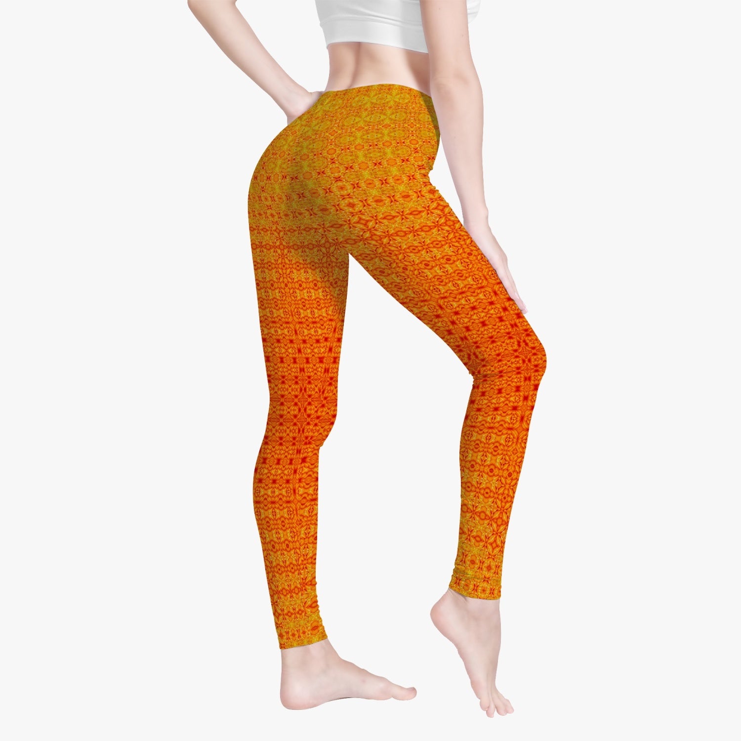 Solar Plexus Chacra Yoga Pants, by Sensus Studio Design