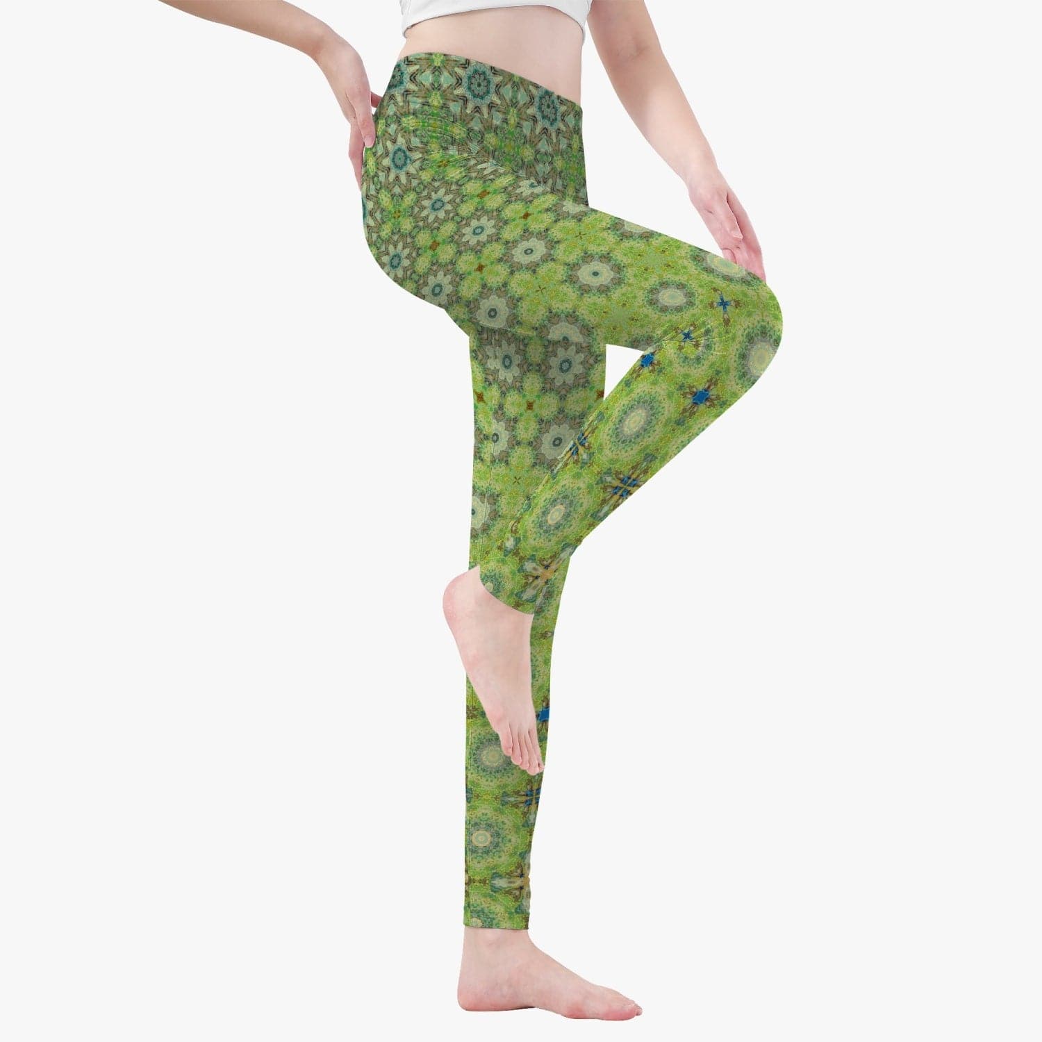 Spring green trendy 2022 Yoga Pants/Leggings, by Sensus Studio Design