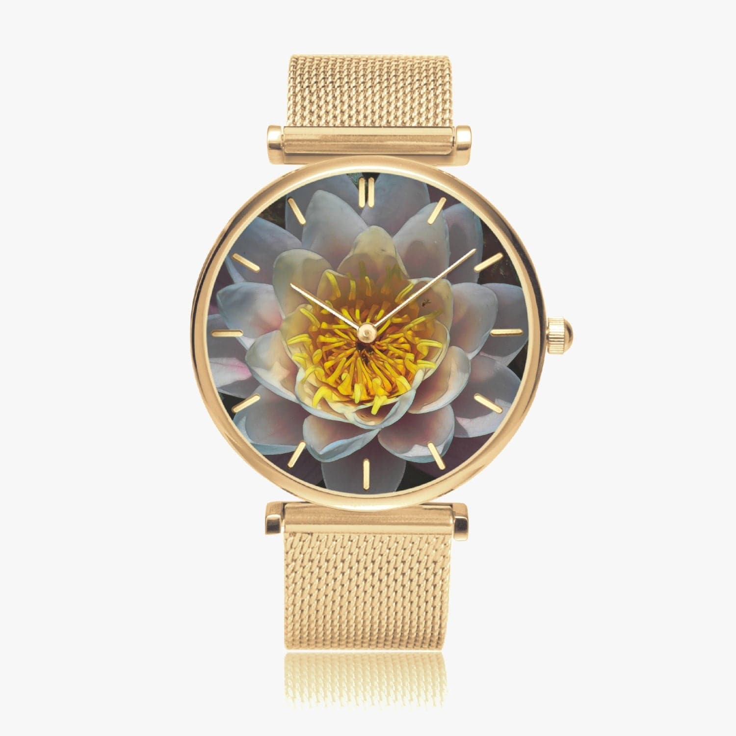 Soft lotus. New Stylish Ultra-Thin Quartz Watch (With Indicators)