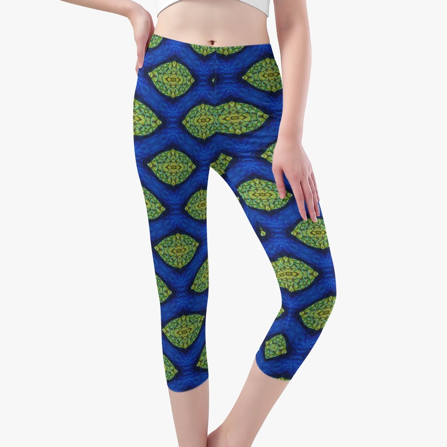 The Heart and Brain Connection  Short Type Yoga Pants, by Sensus Studio Design