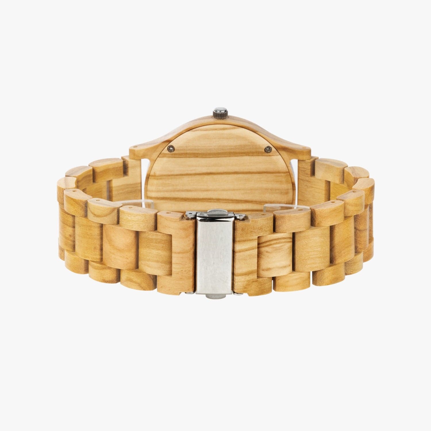 Blue winter oak. Italian Olive Lumber Wooden Watch. Designer watch Sensus Studio Design