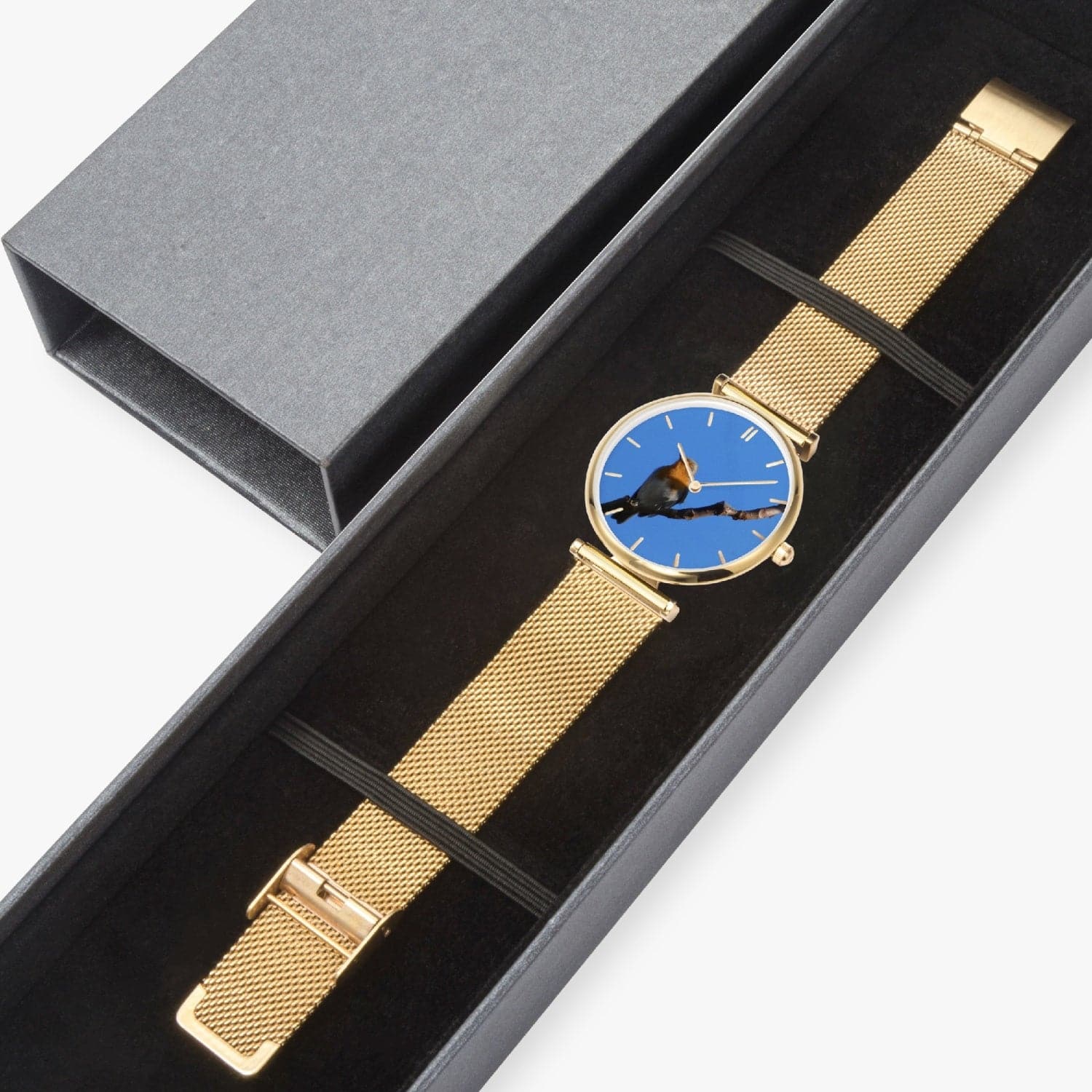 A Robin. New Stylish Ultra-Thin Quartz Watch. Designer watch by Sensus Studio Design
