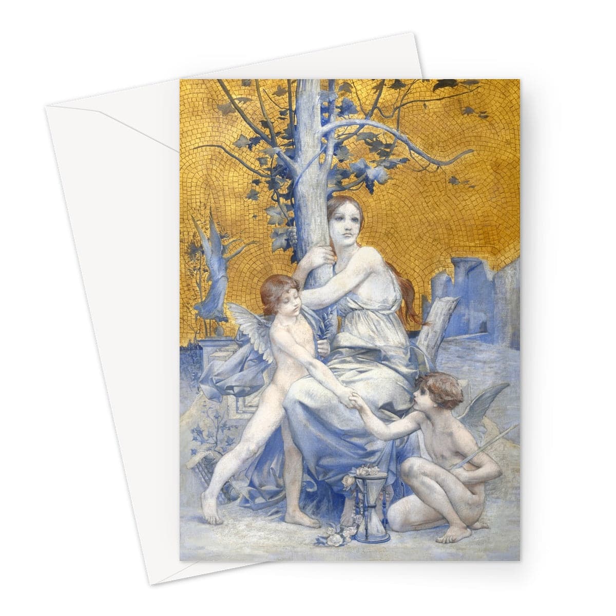 Allegory of Time Greeting Card