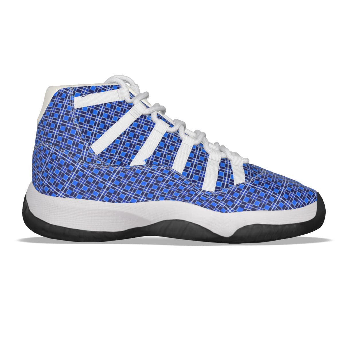 16 in the Blue Men's High Top Basketball Shoes by Sensus Studio Design