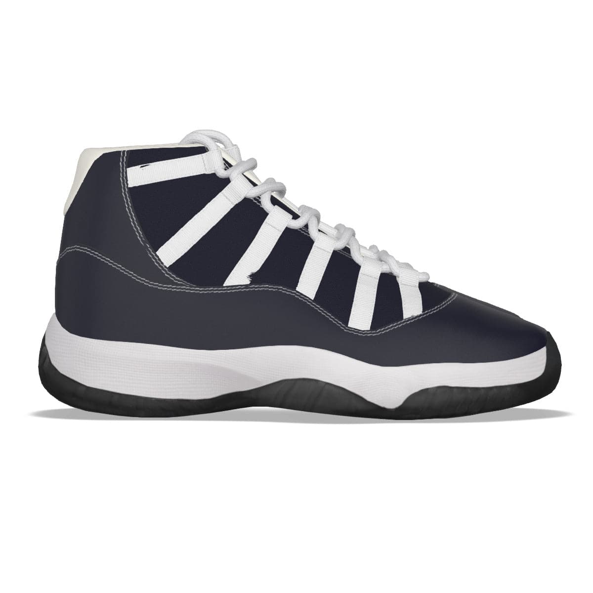 These Darker Blues High Top Basketball Shoe for Men Who Sport Outdoors by Senus Studio Design