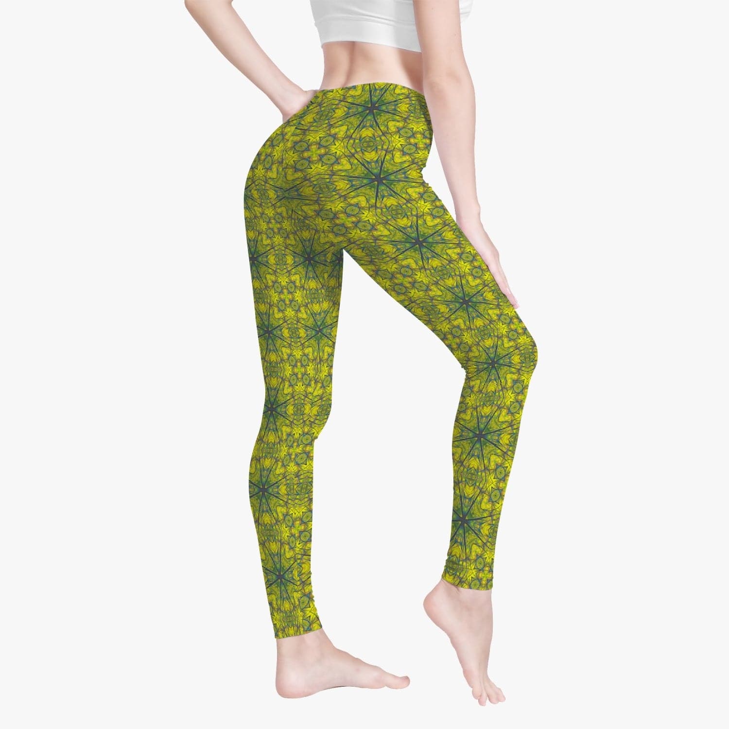 Green Heart Chacra Yoga Pants, by Sensus Studio Design