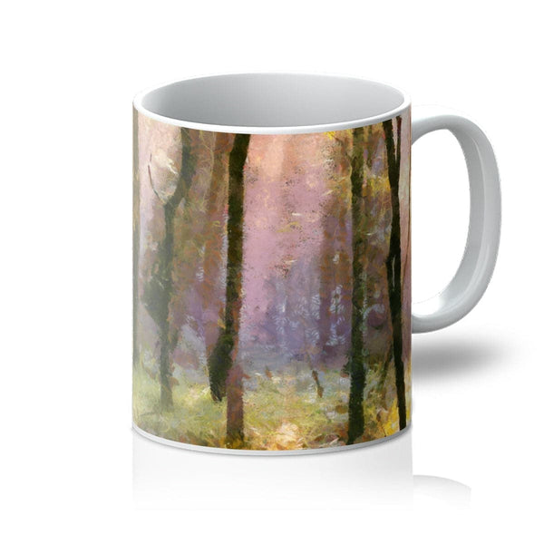 Beautiful Light in the Woods  Mug