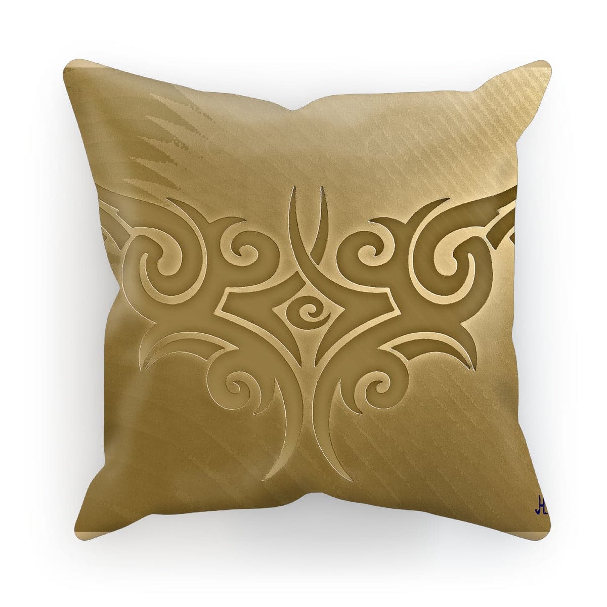 Abstract Pattern Gold Cushion by SENSUS STUDIO