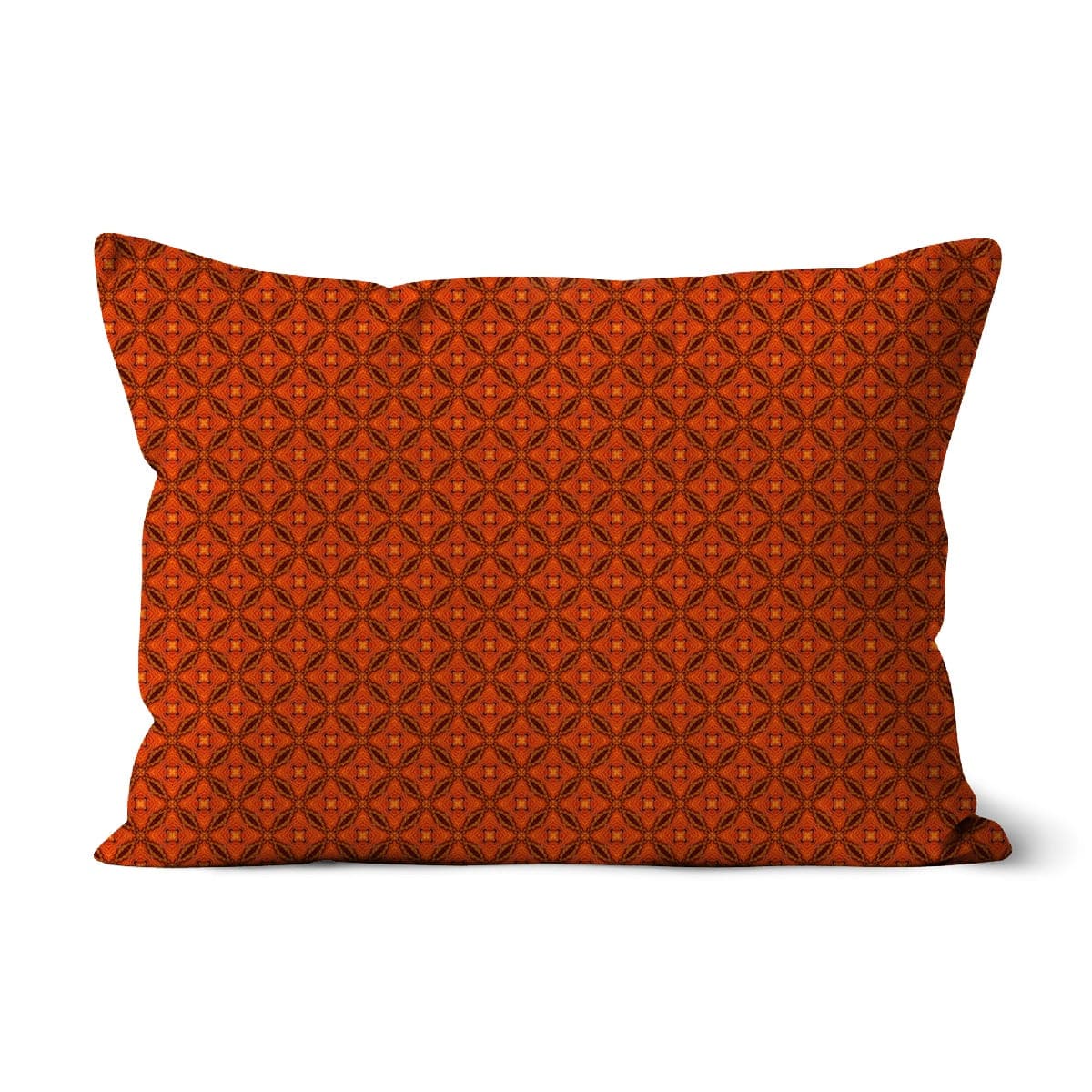 Orange Snake Skine fine Pattern  Meditation Pillow/Cushion, by Sensus Studio Design