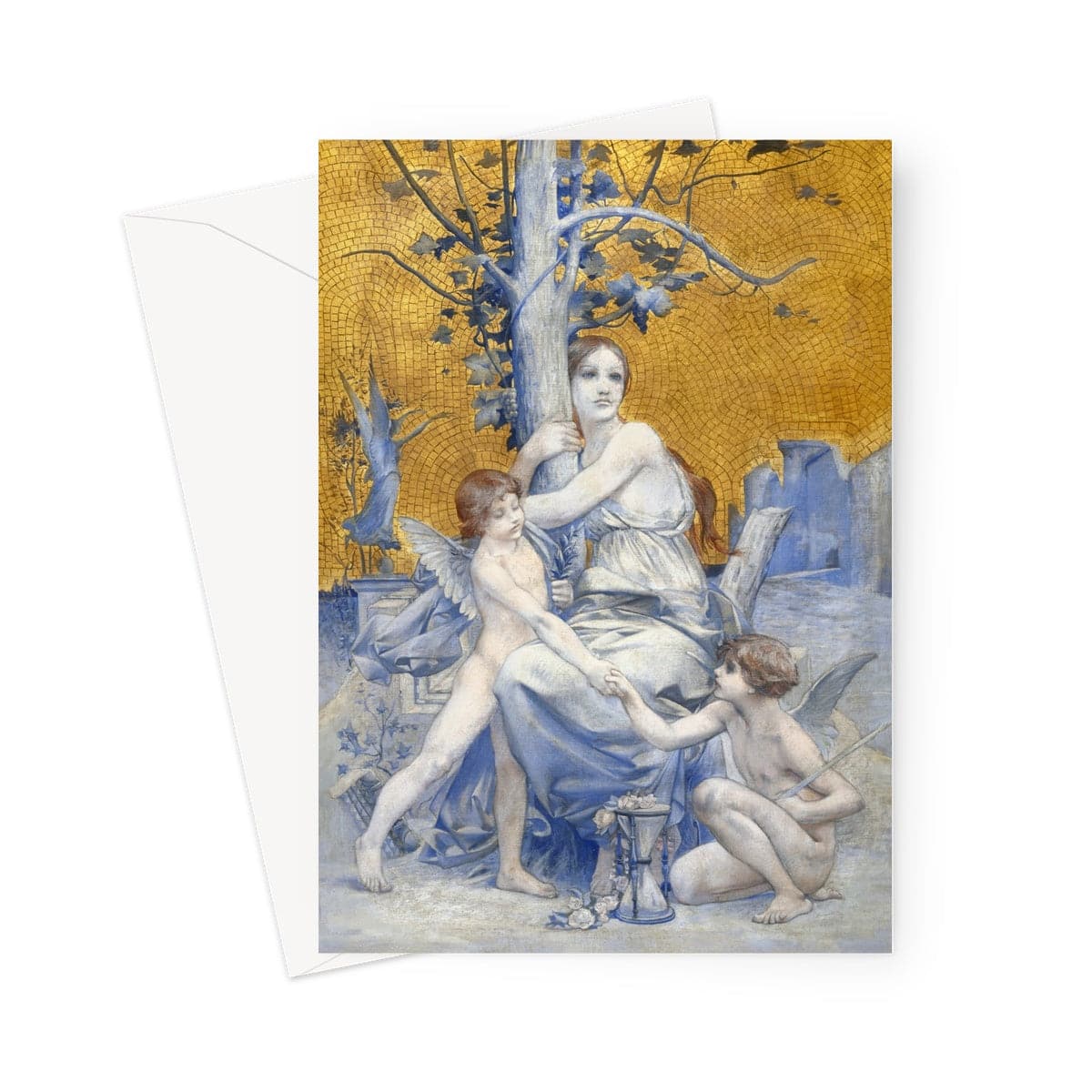 Allegory of Time Greeting Card