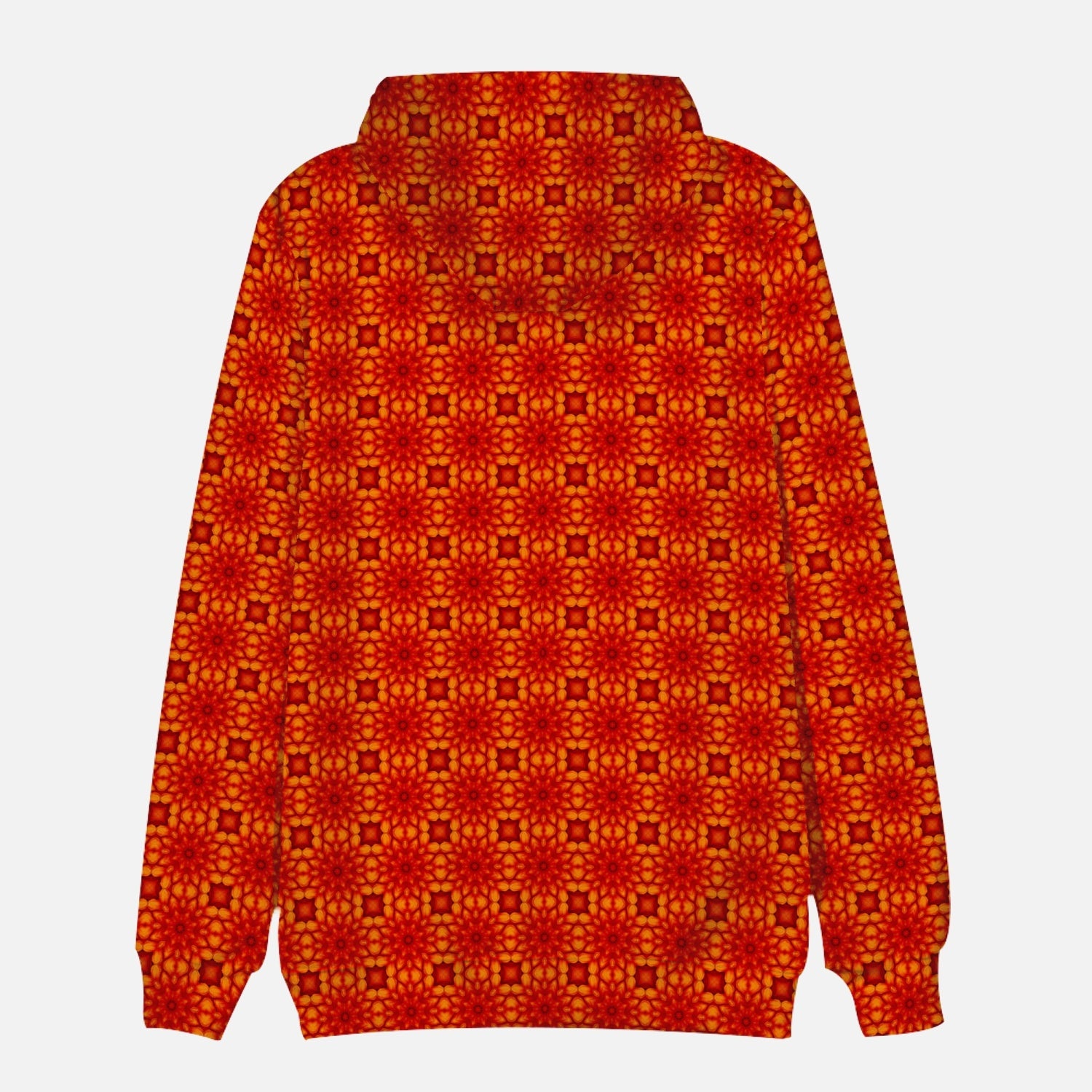 Orange Sacral Chacra Round Collar Hoodie, by Sensus Studio Design