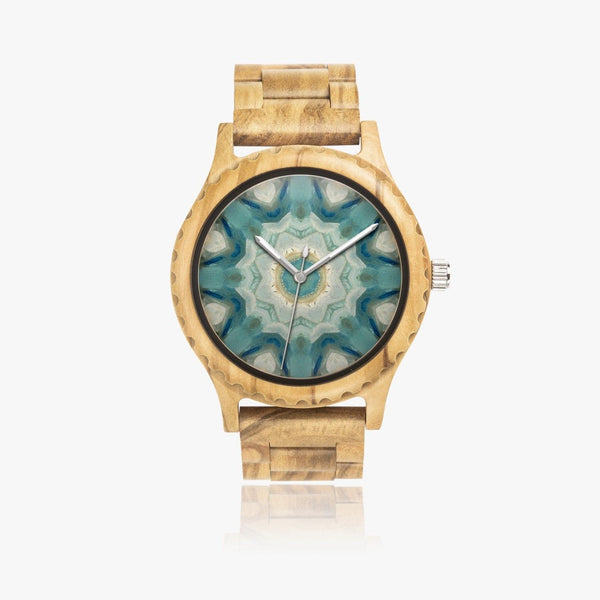 Blue Star, Olive Lumber Wooden Watch, by Sensus Studio Design