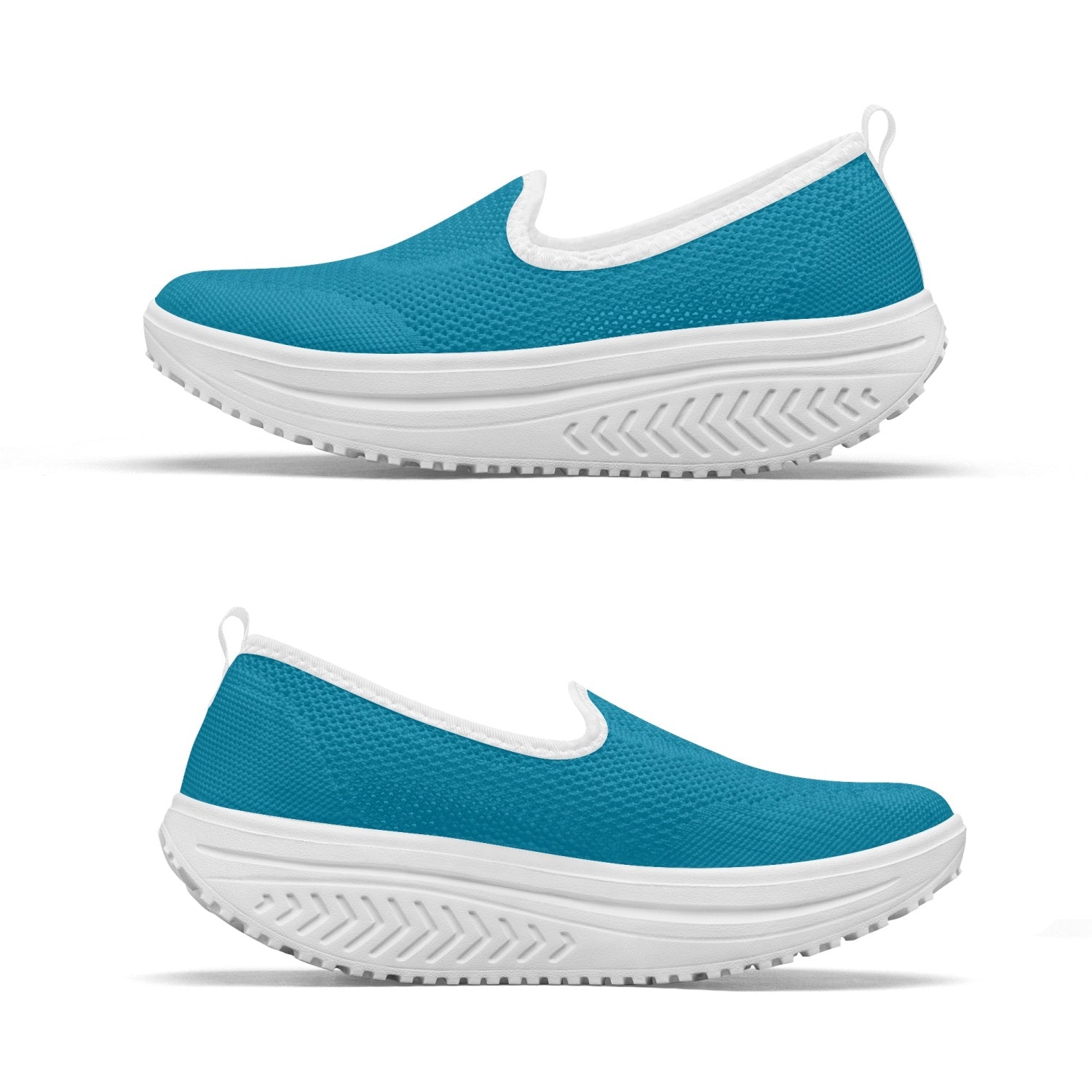 Heavenly Blue Women's Slip-On Mesh Rocking Shoes, by Sensus Studio Design