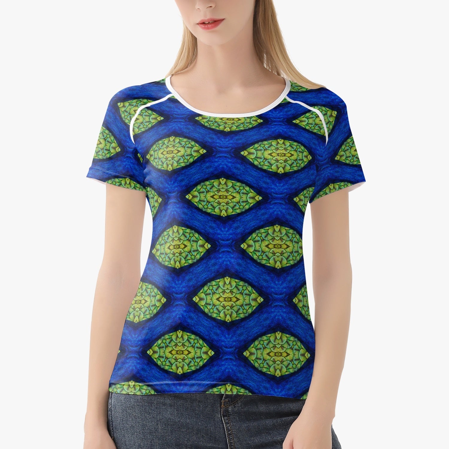The Heart and Brain connection Handmade Yoga Top for Women T-shirt, by Sensus Studio Design