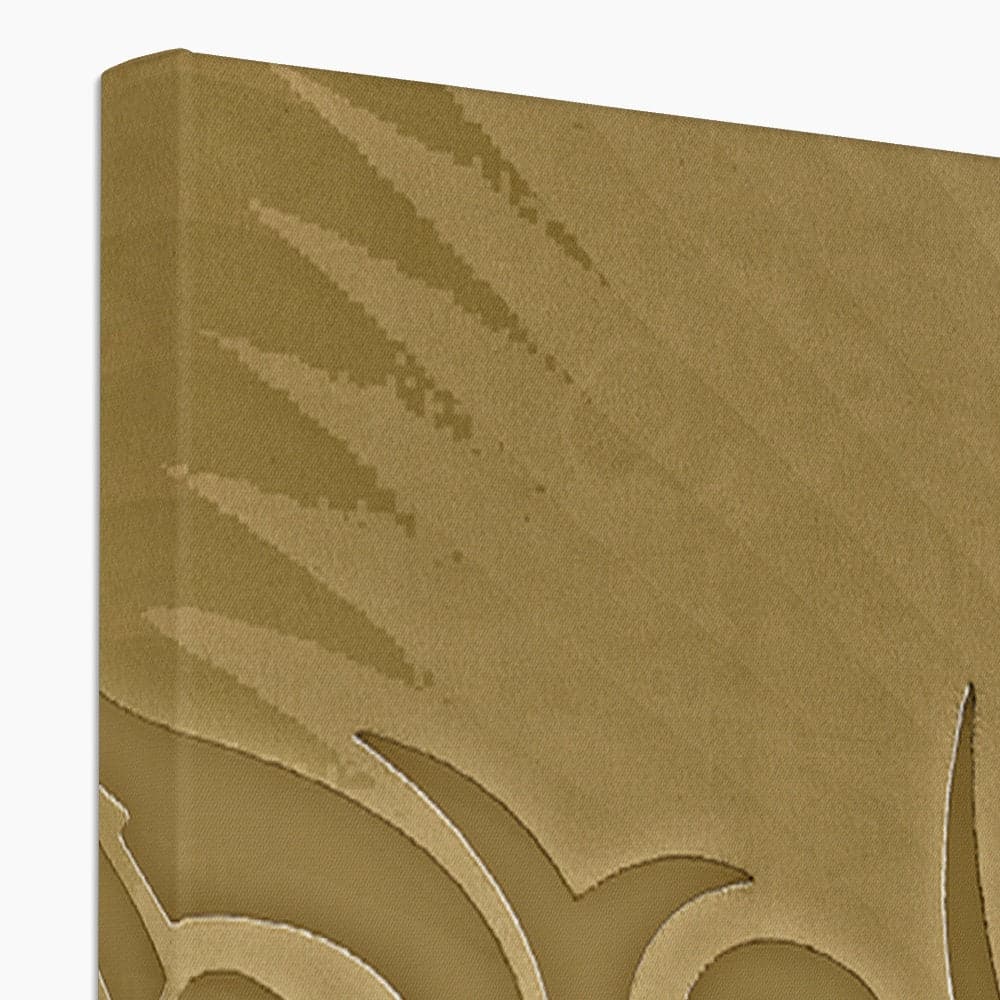 Abstract Pattern Gold Canvas
