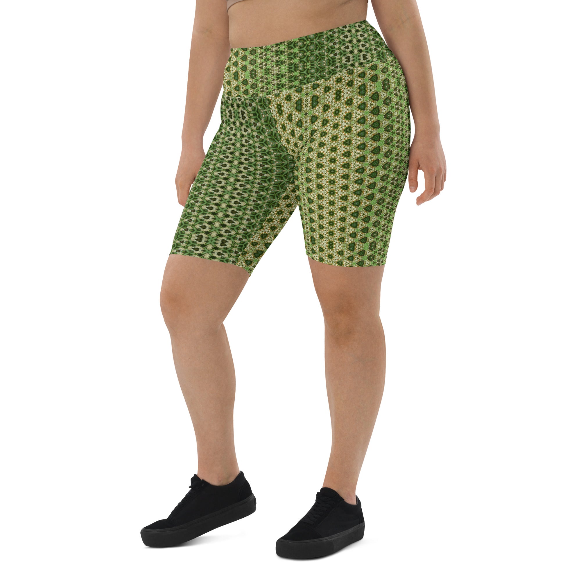 Scarabee Green Biker Shorts with pocket, by Sensus Studio Design