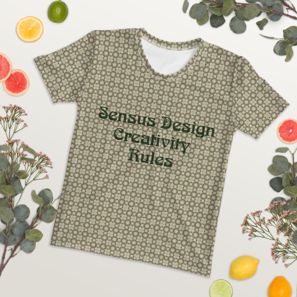 Sensus Design Creativity Rules, Women's T-shirt, by Sensus Studio Design